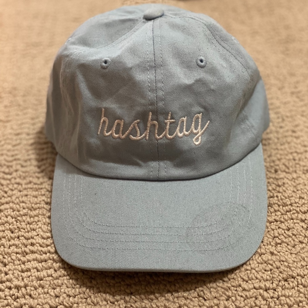 Baby Blue Hashtag Hat